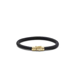 Buddha to Buddha Ellen Leather Black Armband 149BLGV