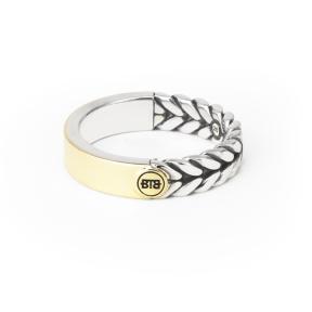 Buddha to Buddha Barbara Small Dual Bicolor ring 333