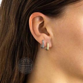 buddha to buddha oorbel 398 Reversible Hoop Bicolor