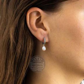 buddha to buddha 409 Barbara Hoops Pearl Silver