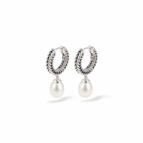 buddha to buddha 409 Barbara Hoops Pearl Silver