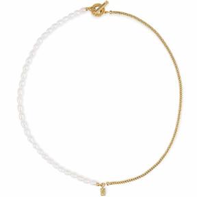 buddha to buddha necklace 713GV barbara pearl Goldplated