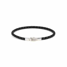 Buddha to Buddha George Mini Leather Black Armband J016BL
