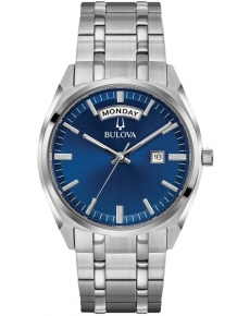 Bulova Surveyor Classic 96C125 Horloge Blauw