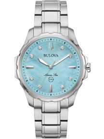 Bulova Marine Star 96P248 Horloge met Diamant