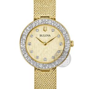 Bulova Classic Champagne Crystal 98L321 Horloge