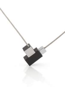 Clic collier staaldraad met aluminium hangers C206Z