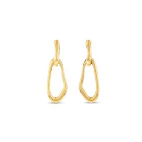 Calvin Klein Statement Links oorbellen CJ35000750 verguld