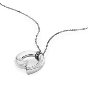 Calvin Klein Spiral Collier CJ35000760 staal