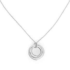 Calvin Klein Spiral Collier CJ35000760 staal