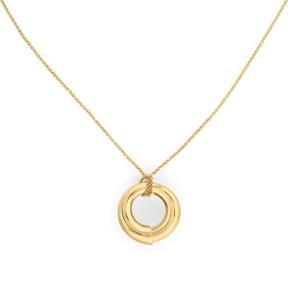 Calvin Klein Spiral Collier CJ35000761 staal