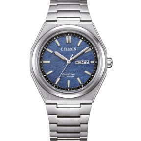 Citizen AW0130-85LE horloge Eco-Drive Blauw Titanium
