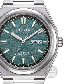 Citizen AW0130-85XE horloge Eco-Drive Blauw Titanium