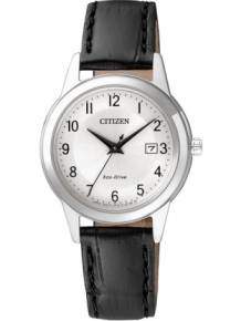 Citizen Eco-Drive - FE1081-08A - horloge dames - Elegance - zilver