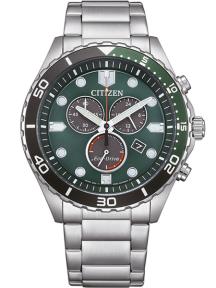 citizen AT2561-81X chrono groen eco drive