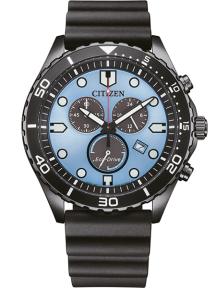citizen AT2567-18L chrono heren eco drive horloge blauw