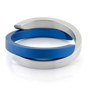 Clic Armband A1B mat Blauw