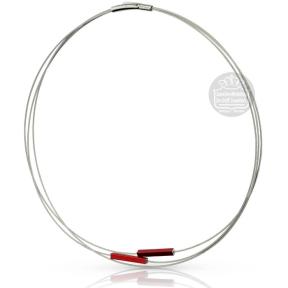 Clic collier C243R rood