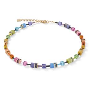 Coeur de Lion Collier 2838/10-1573 Multicolour Regenboog Goldplated