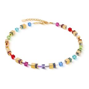 Coeur de Lion Collier 3015/10-1535 Metallic Multicolour Rainbow Goldplated