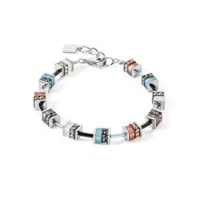 Coeur de Lion Armband 4409/30-2011 Aqua-Brown