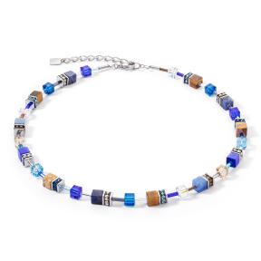 Coeur de Lion Collier 4905/10-0711 Blauw Bruin