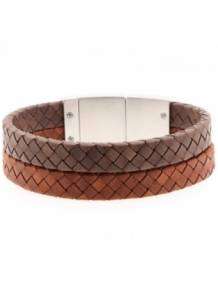 dacaya dragstyle f118720 armband brown-cognac