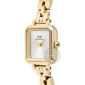 Daniel Wellington Quadro Mini Arch 3-link Evergold horloge DW00100850