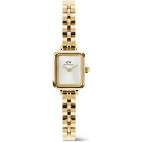 Daniel Wellington Quadro Mini Arch 3-link Evergold horloge DW00100850