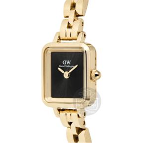 Daniel Wellington Quadro Mini Arch 3-link Evergold horloge DW00100851