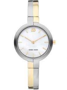 danish design dameshorloge titanium iv65q1149 bicolor