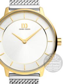 danish design 1294 dameshorloge edelstaal bicolor