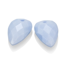 Sparkling Jewels Eardrops Earring Editions Blue Lace Agate Blossom EAGEM47-BS