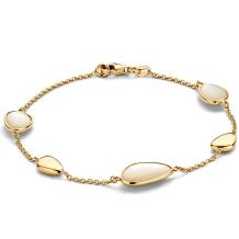 Excellent Jewelry Armband AW136969 geelgoud parelmoer
