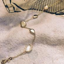 Excellent Jewelry Armband AW136969 geelgoud parelmoer