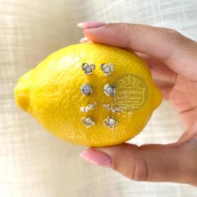 Excellent Jewelry Oorbellen bloem OB128222 geelgoud