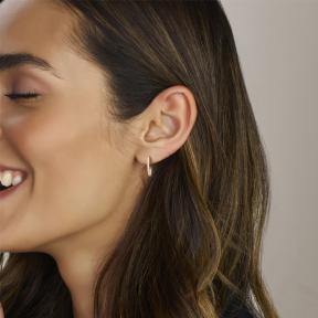 Facette Jewels Oorbellen 4031985 geelgoud met lab grown diamant