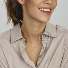 Facette Jewels Hanger 4033686 geelgoud met lab grown diamant