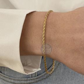 Fjory Gouden Spiga Armband 40-SPI02519S