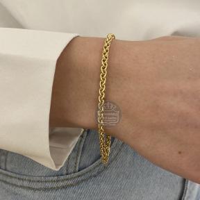 Fjory Gouden Spiga Armband 40-SPI0319S