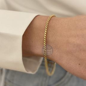 Fjory Gouden Venetiaans Armband 40-VENR02519