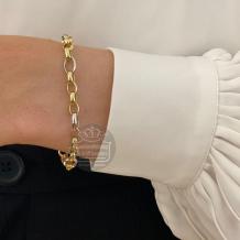 Fjory Gouden Anker Armband 41-FANK0619