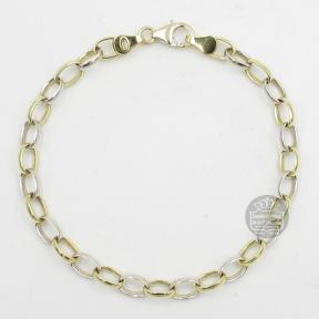 Fjory Gouden Jasseron Armband 41-JGW19