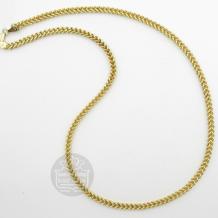 Fjory Gouden Vierkant Gourmet Collier 40-FGV0345