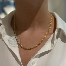 Fjory Gouden Koord Collier 40-K0445