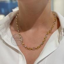 Fjory Gouden Fantasie Anker Collier 41-FANK0645