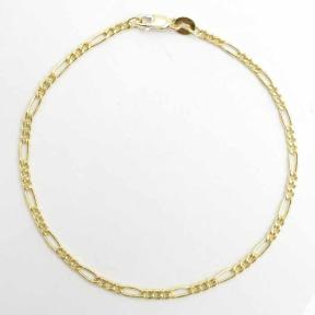 Fjory Gouden Figaro Armband 40-F02319
