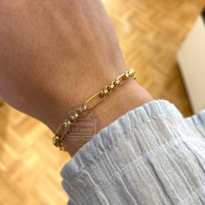 Fjory Gouden Fantasie Armband 40-FS040519