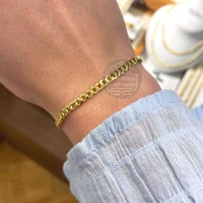 Fjory Gouden Gourmet Armband 40-GB03519