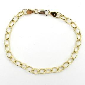 Fjory Gouden Jasseron Armband 40-JGW19